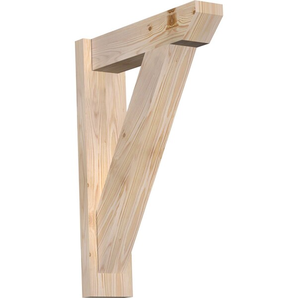 Ekena Millwork Traditional Slat Smooth Outlooker, Douglas Fir, 5 1/2"W x 20"D x 28"H OUT06X20X28TRA06SDF - main